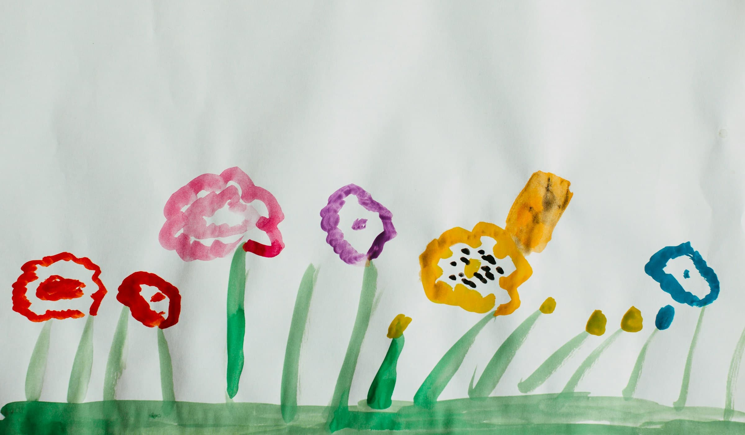 Watercolor flower painting